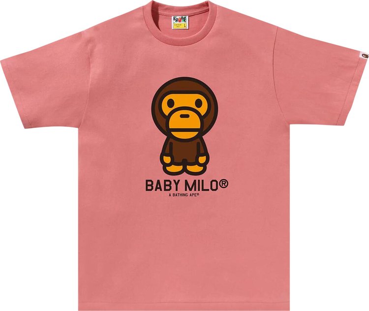 Футболка BAPE Baby Milo 'Pink', розовый