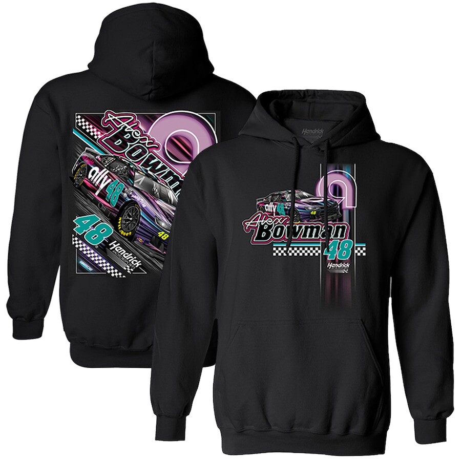 

Пуловер с капюшоном Hendrick Motorsports Team Collection Alex Bowman, черный