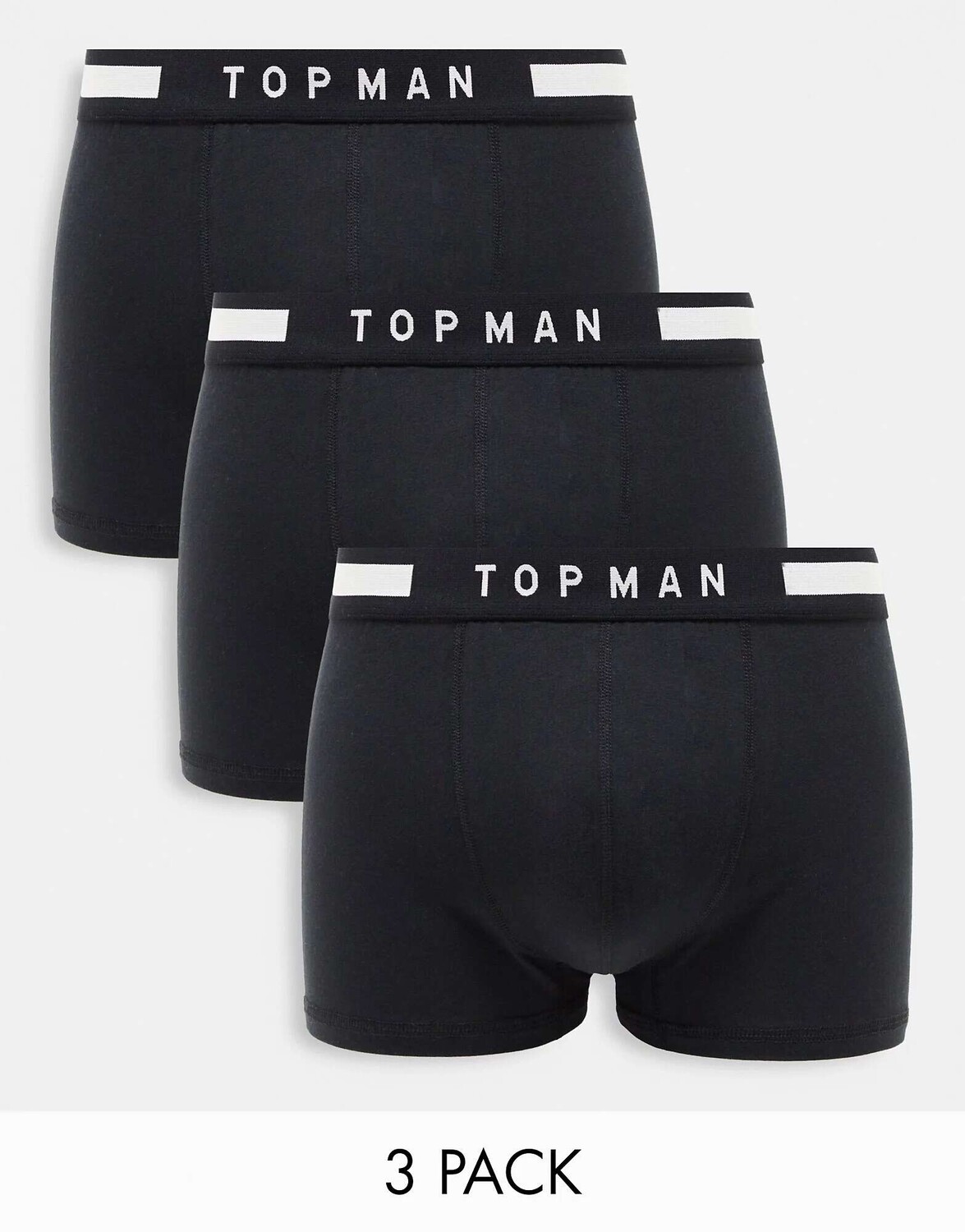 

Три пары плавок Topman черного цвета с черным поясом