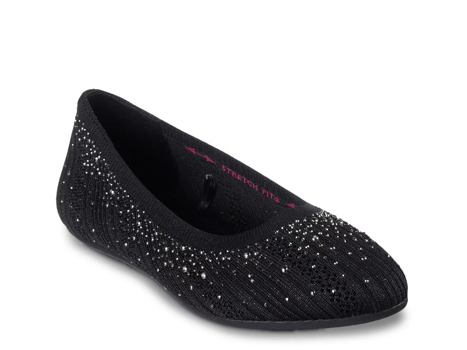 

Балетки Cleo 2.0 Glitzy Daze Flat Skechers, черный