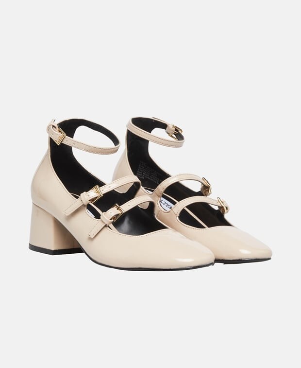 

Туфли с ремешком на щиколотке Steve Madden, мягкий бежевый