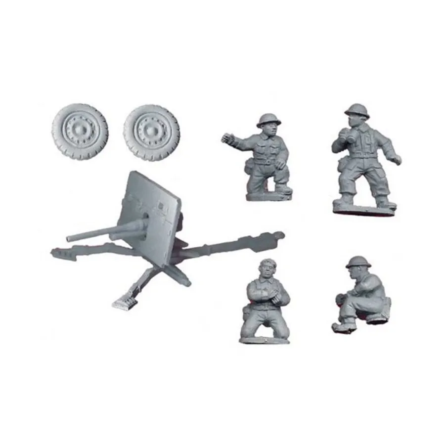 

Британский набор 2-фунтовой противотанковой пушки и экипажа, Historical Miniatures - WWII - British (28mm) (Crusader Miniatures)
