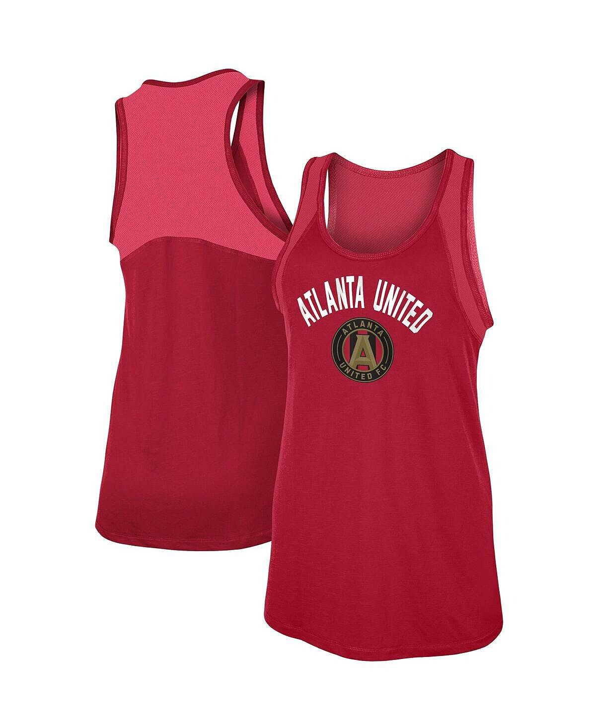 

Женская майка 5th & Ocean от Red Atlanta United FC Slub Racerback New Era, красный