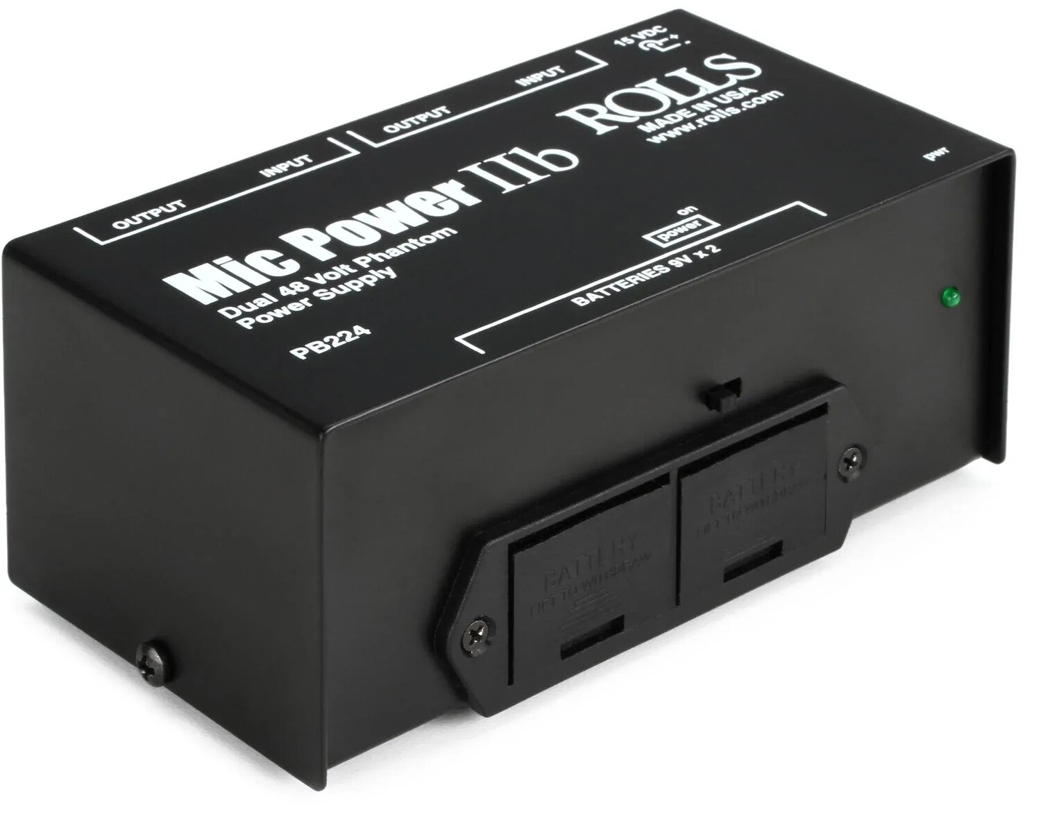 

Rolls PB224 Mic Power IIb Двойной блок фантомного питания 48 В