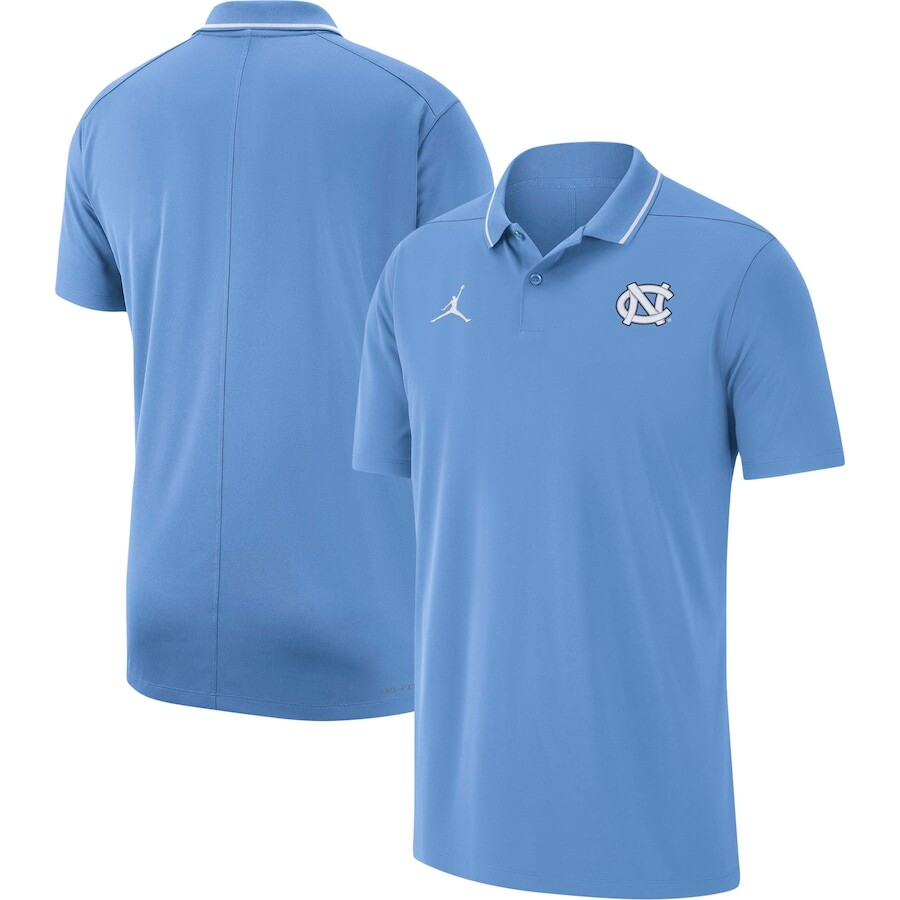 

Поло с коротким рукавом Jordan Brand North Carolina Tar Heels, синий