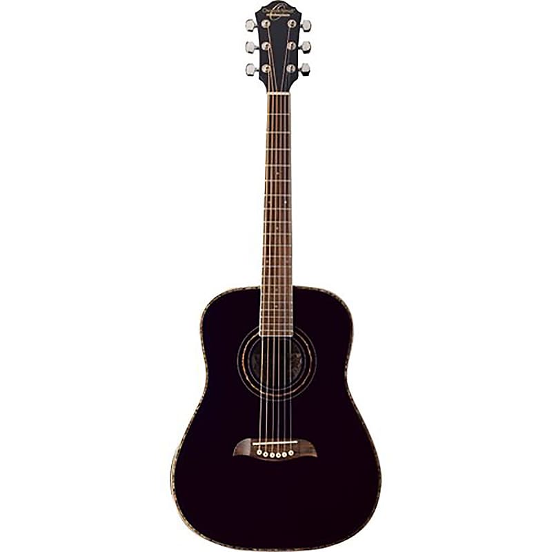 Акустическая гитара Oscar Schmidt OG1B 3/4 Size Dreadnought Acoustic Guitar, Black