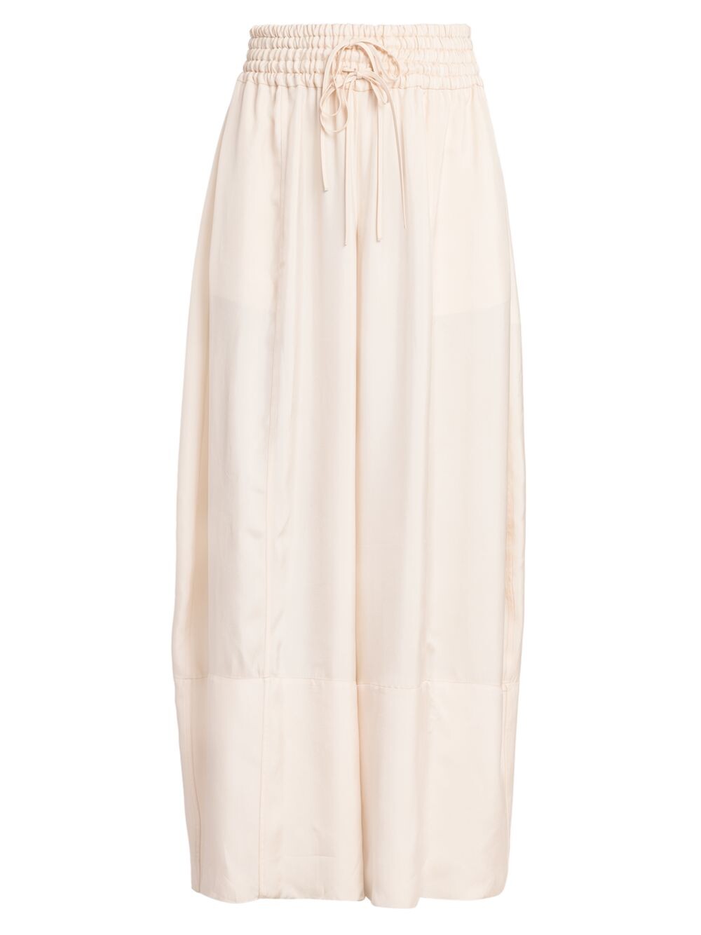 

Эластичные широкие брюки Jil Sander, белый