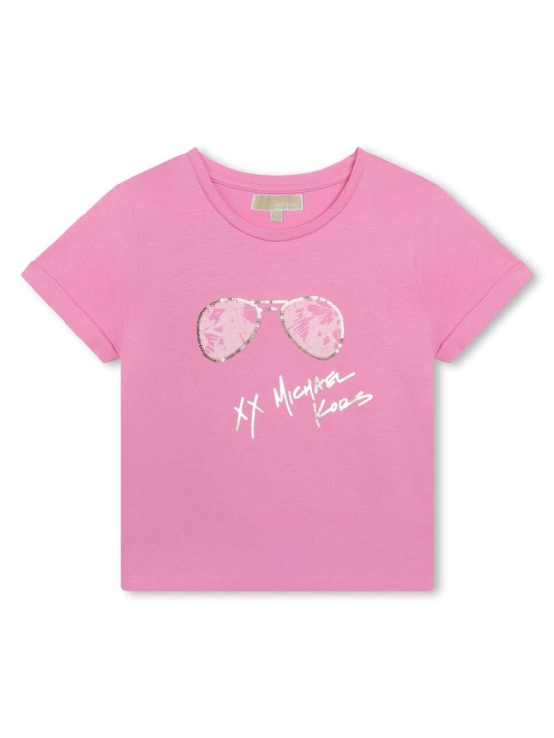 

Michael Kors Kids футболка с логотипом, розовый