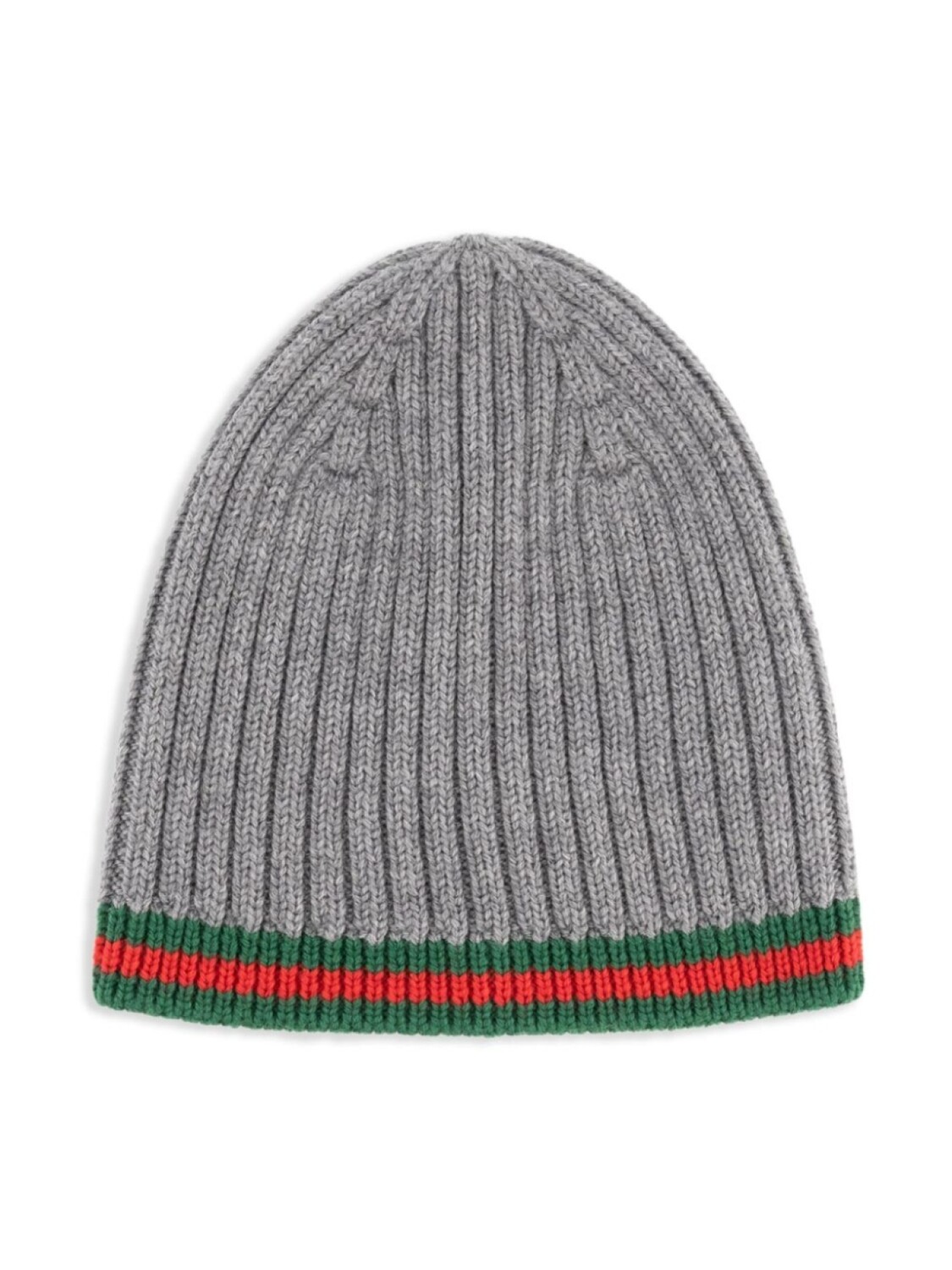 

Шапка-бини с полосками Web Gucci Kids, серый