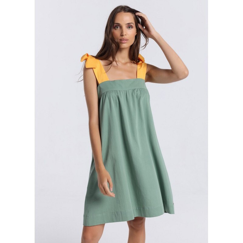 

Короткое платье Victorio & Lucchino 134625-3555-714 Bows Sleeveless, зеленый