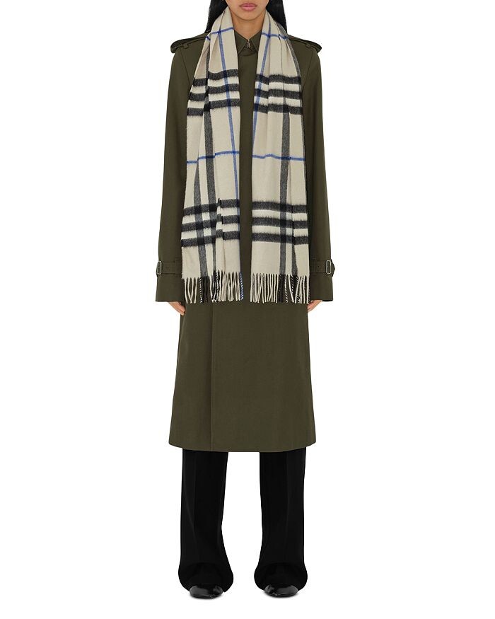 

Кашемировый шарф в клетку Burberry, мультиколор