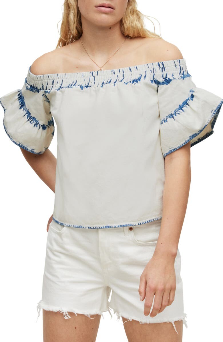 

Джинсовый топ Adela с открытыми плечами ALLSAINTS