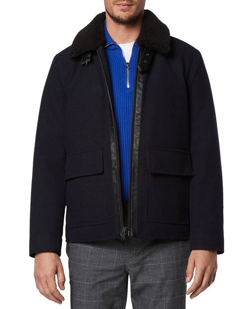 

Пилотная куртка Hudson Andrew Marc, цвет Blue