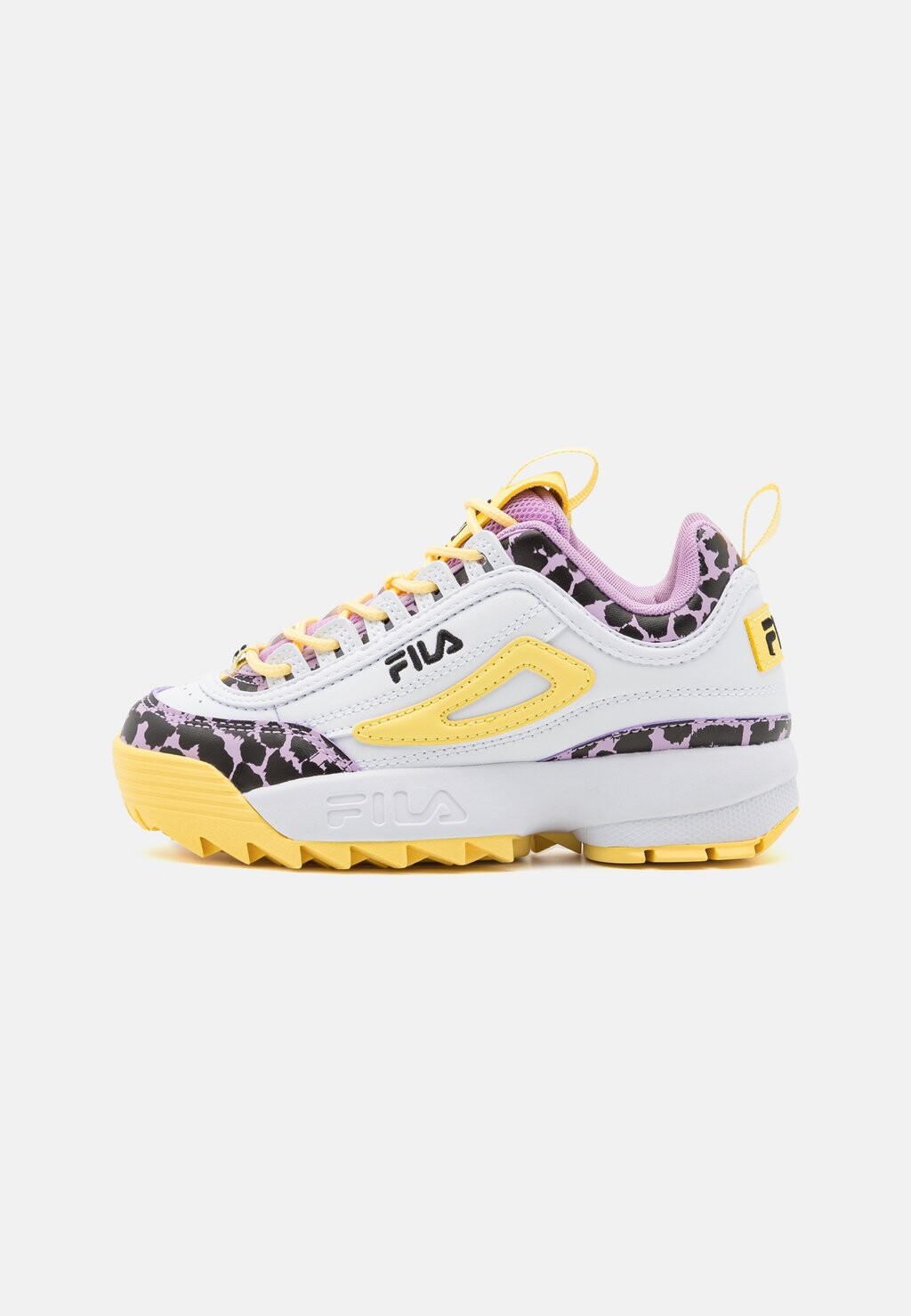 

Низкие кроссовки Disruptor Kids Unisex Fila, цвет white/pale banana
