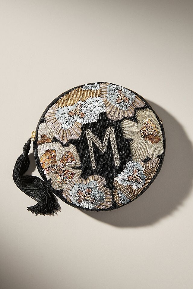 

Клатч с монограммой Holiday Anthropologie, цвет m