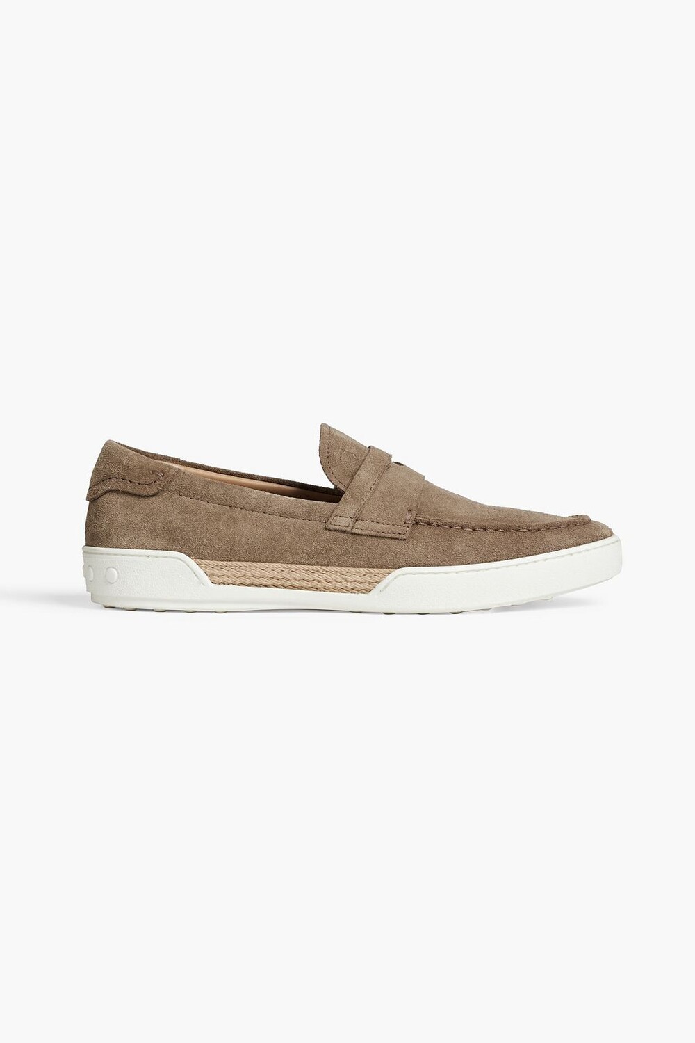 

Замшевые пенни-лоферы TOD'S, грибной