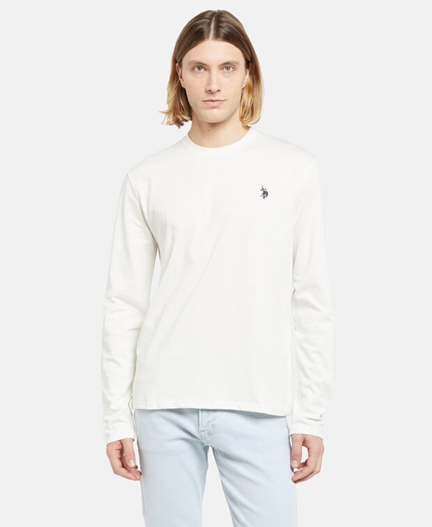 

Топ с длинными рукавами, упаковка 2 шт. U.S. Polo Assn., цвет Wool White