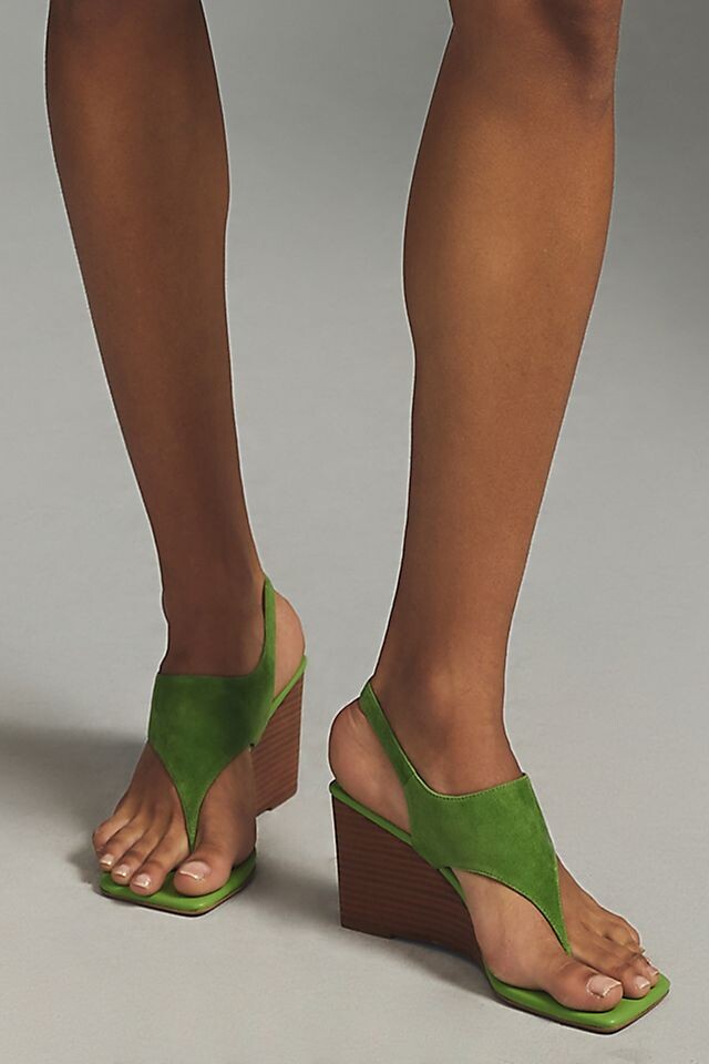 

Сандали Jeffrey Campbell Wedge на высоком каблуке, зеленый