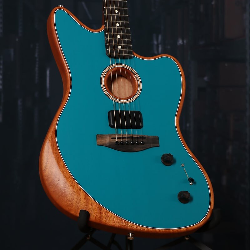 

Акустическая гитара Fender American Acoustasonic Jazzmaster, Ocean Turquoise, Ebony Fingerboard