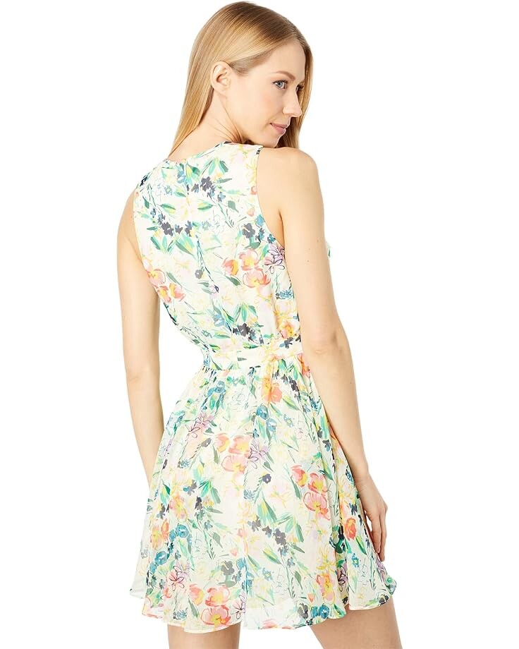 

Платье Ted Baker Haariss Mini Sleeveless Dress with Tie Neck, белый