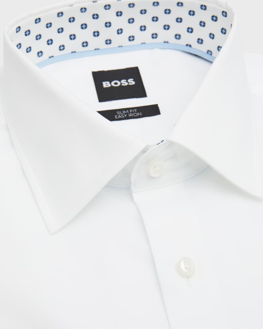

Мужская классическая рубашка узкого кроя BOSS