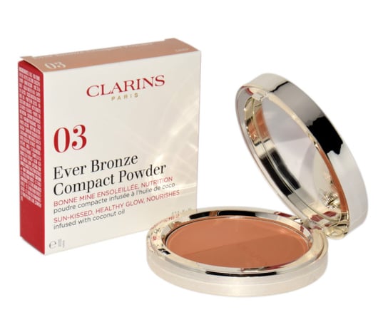 Пудра для лица 03 Clarins, Ever Bronze Compact Powder компактная бронзирующая пудра clarins ever bronze compact powder 10 гр