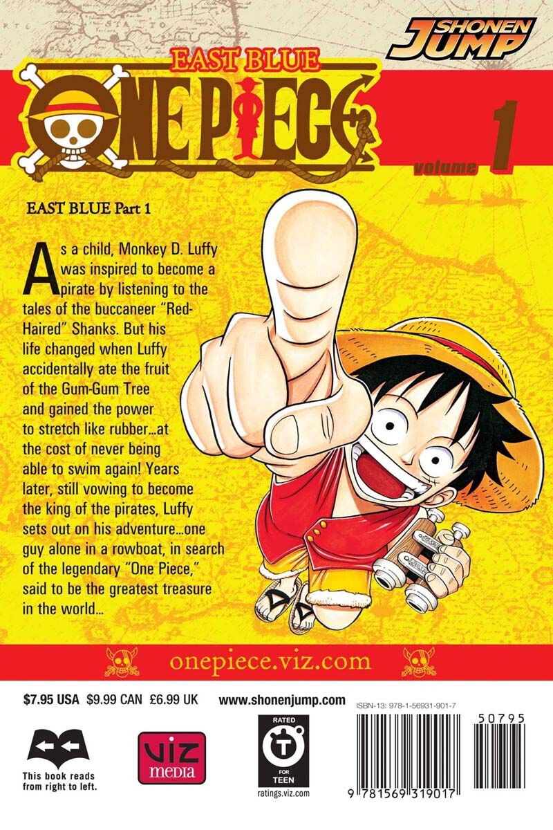 

Манга One Piece Manga Volume 1