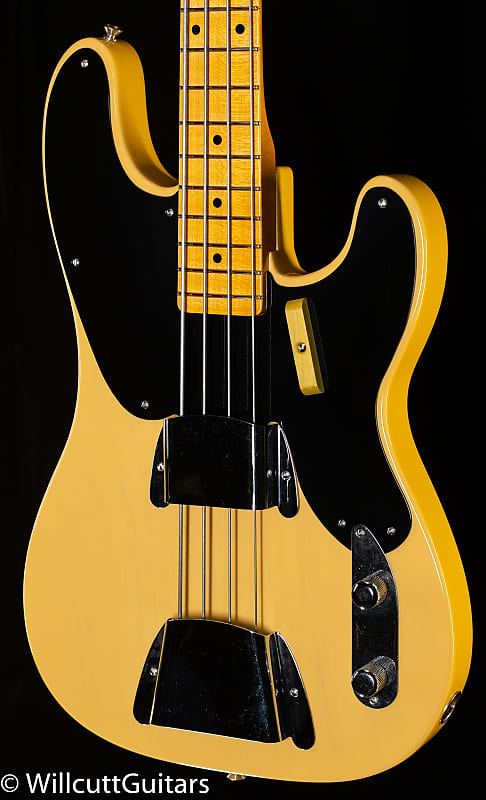 Басс гитара Fender Custom Shop Vintage Custom 1951 Precision Bass NOS, Maple Fingerboard, Nocaster Blonde