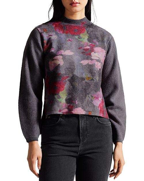 

Вязаный свитер с принтом Ted Baker, цвет Black