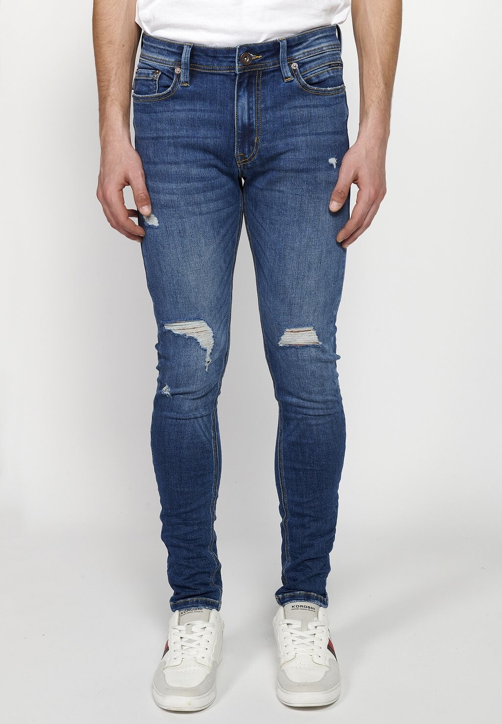 

Джинсы Skinny Fit SUPER SKINNY Koroshi, цвет azul med medium blue