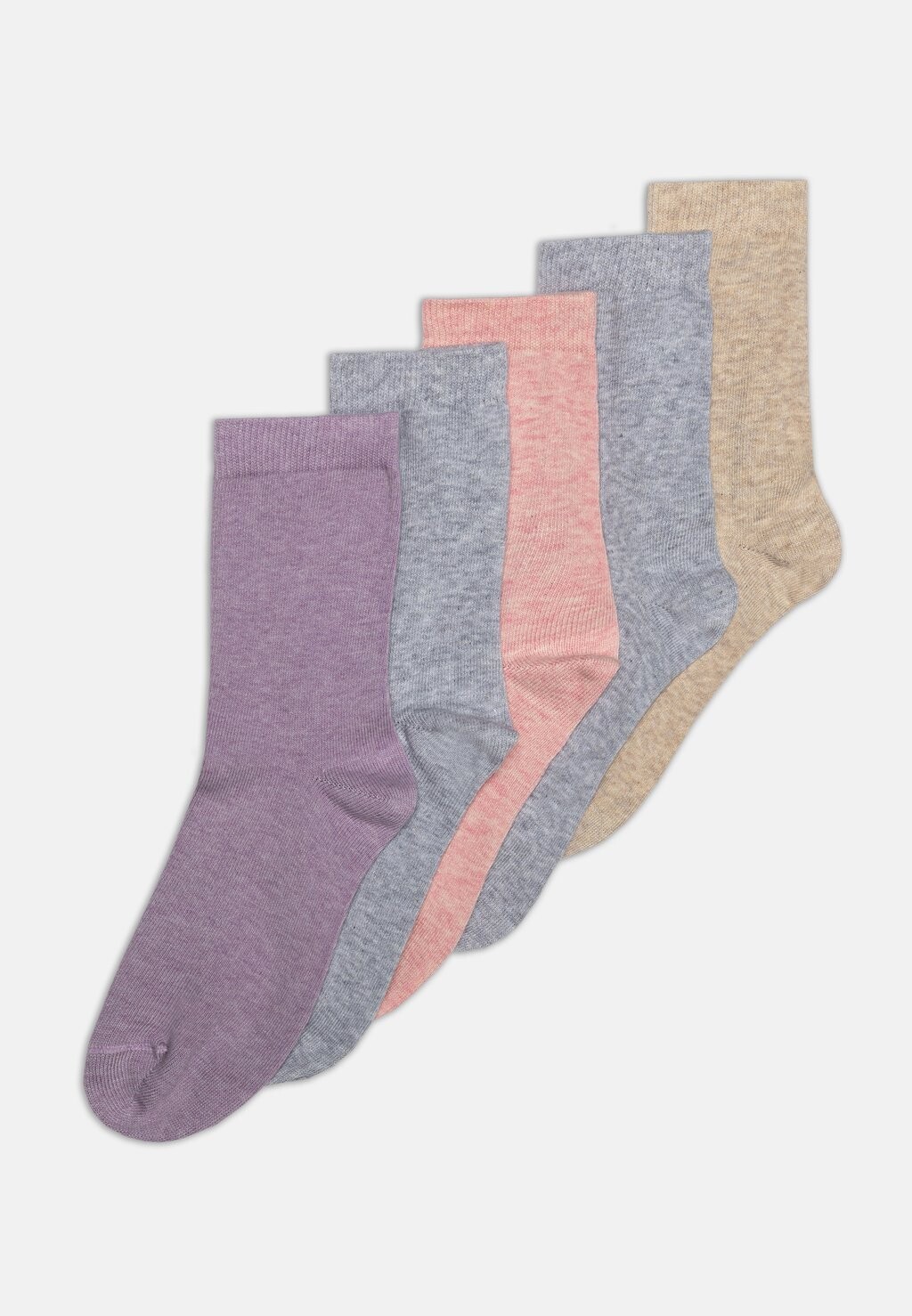 

Носки Plain Fashion Color 5 Pack Lindex, цвет beige melange