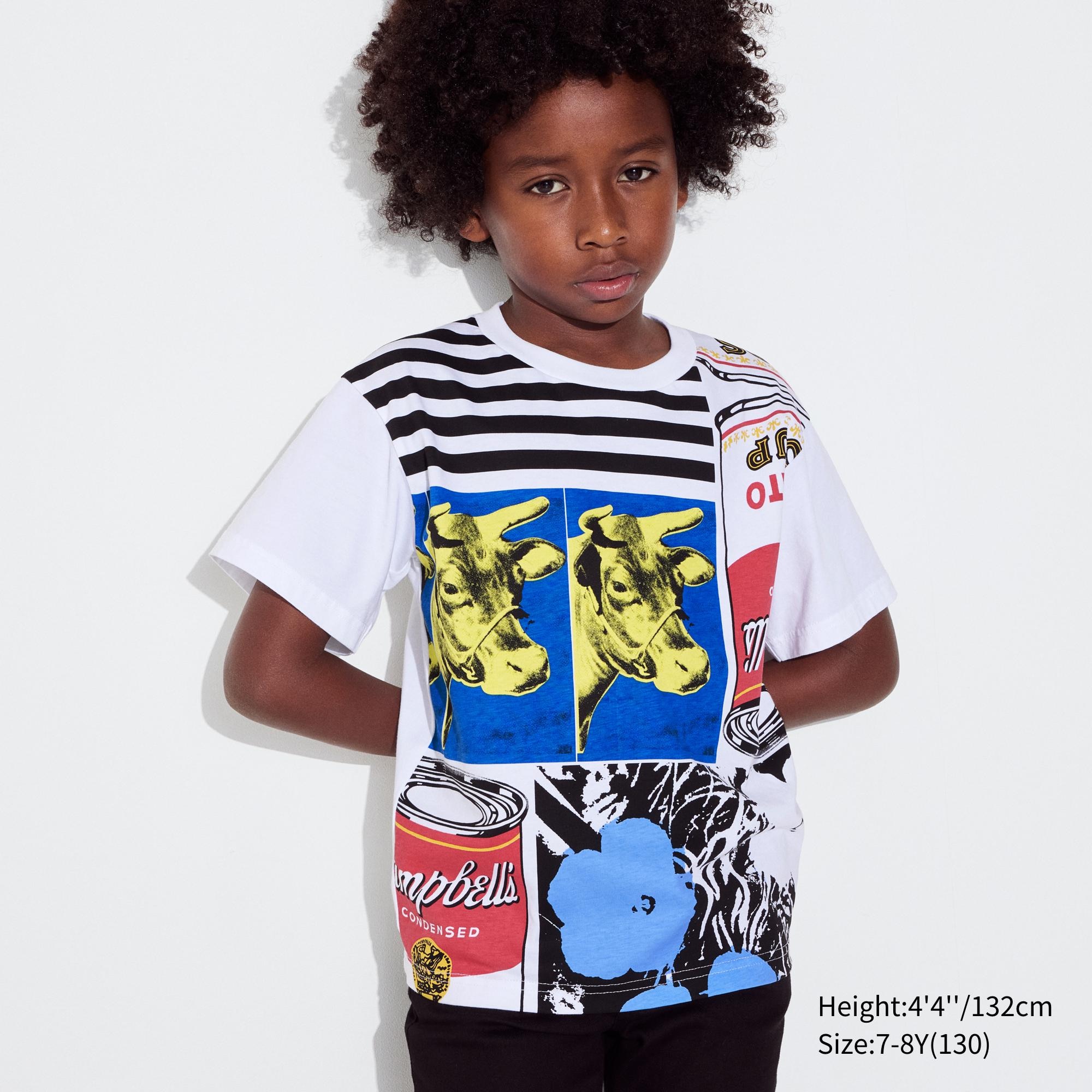 Ut archive ny pop art ut детская футболка с графическим принтом UNIQLO, белый