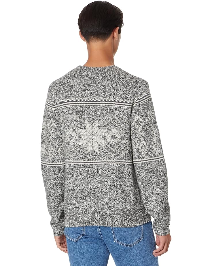 Свитер Lucky Brand Intarsia Crew Neck Sweater, цвет Charcoal Combo