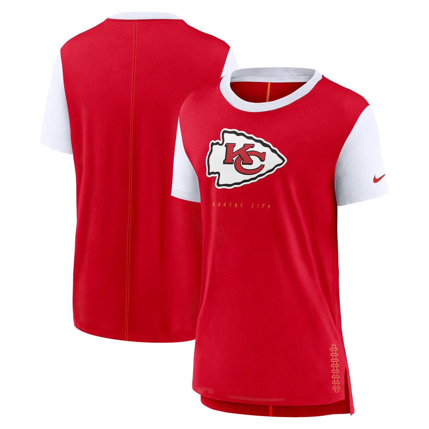 

Женская красная футболка Nike Kansas City Chiefs Team Nike, Красный