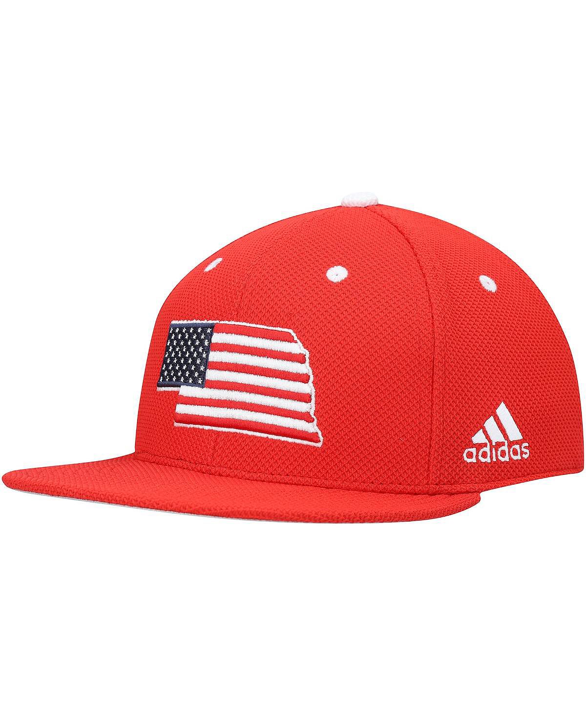 

Мужская бейсбольная бейсболка Scarlet Nebraska Huskers adidas