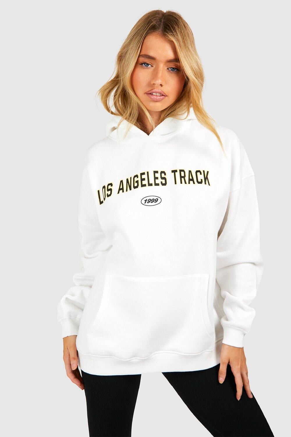 

Худи с надписью los angeles Boohoo, экру