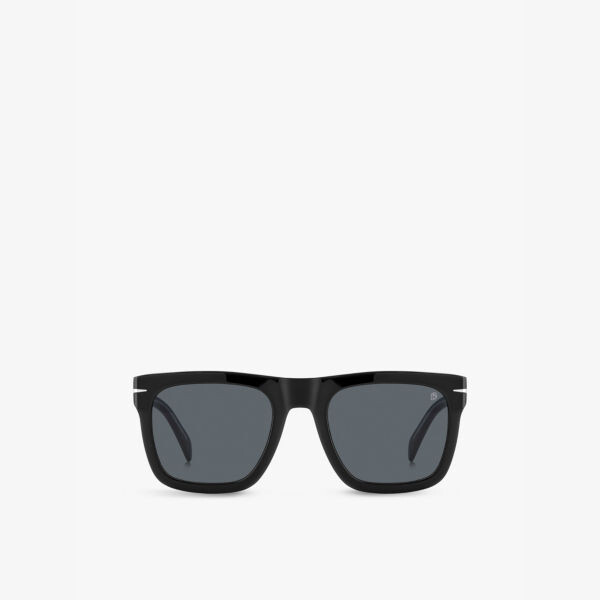 

Солнцезащитные очки 7000/S в прямоугольной оправе из ацетата Eyewear By David Beckham, черный