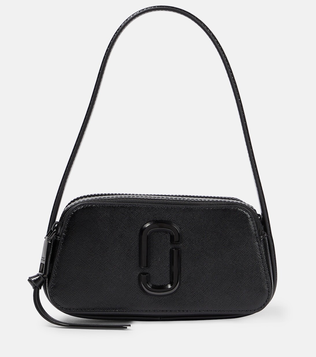 

Кожаная сумка через плечо с рогаткой Marc Jacobs, черный