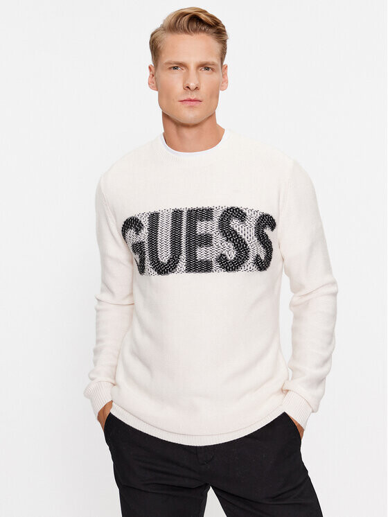 Свитер обычного кроя Guess, экрю