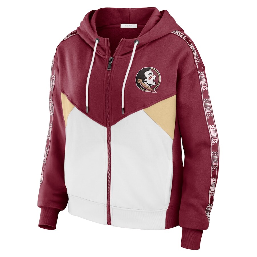 

Толстовка на молнии WEAR by Erin Andrews Florida State Seminoles, гранатовый