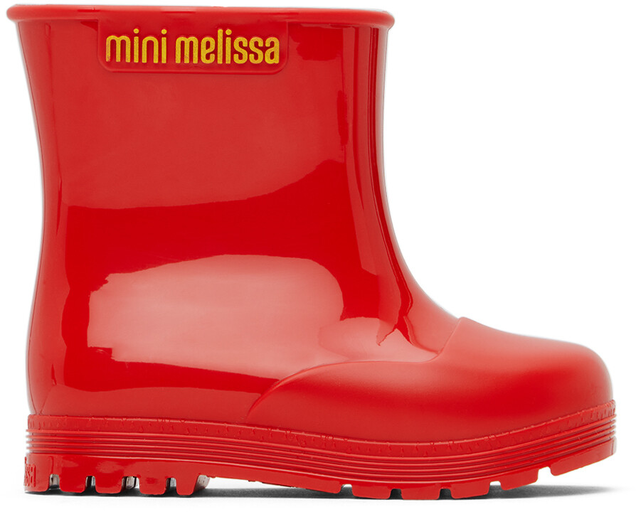 

Детские красные мини-велли-сапоги Mini Melissa
