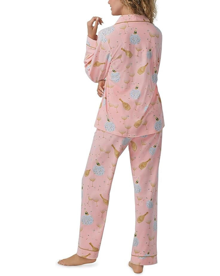 

Пижамный комплект Bedhead PJs Long Sleeve Classic PJ Set, цвет Champagne Disco