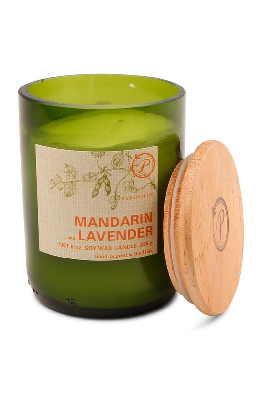 

Соевые ароматические свечи Мандарин и Лаванда 226 г Paddywax, мультиколор