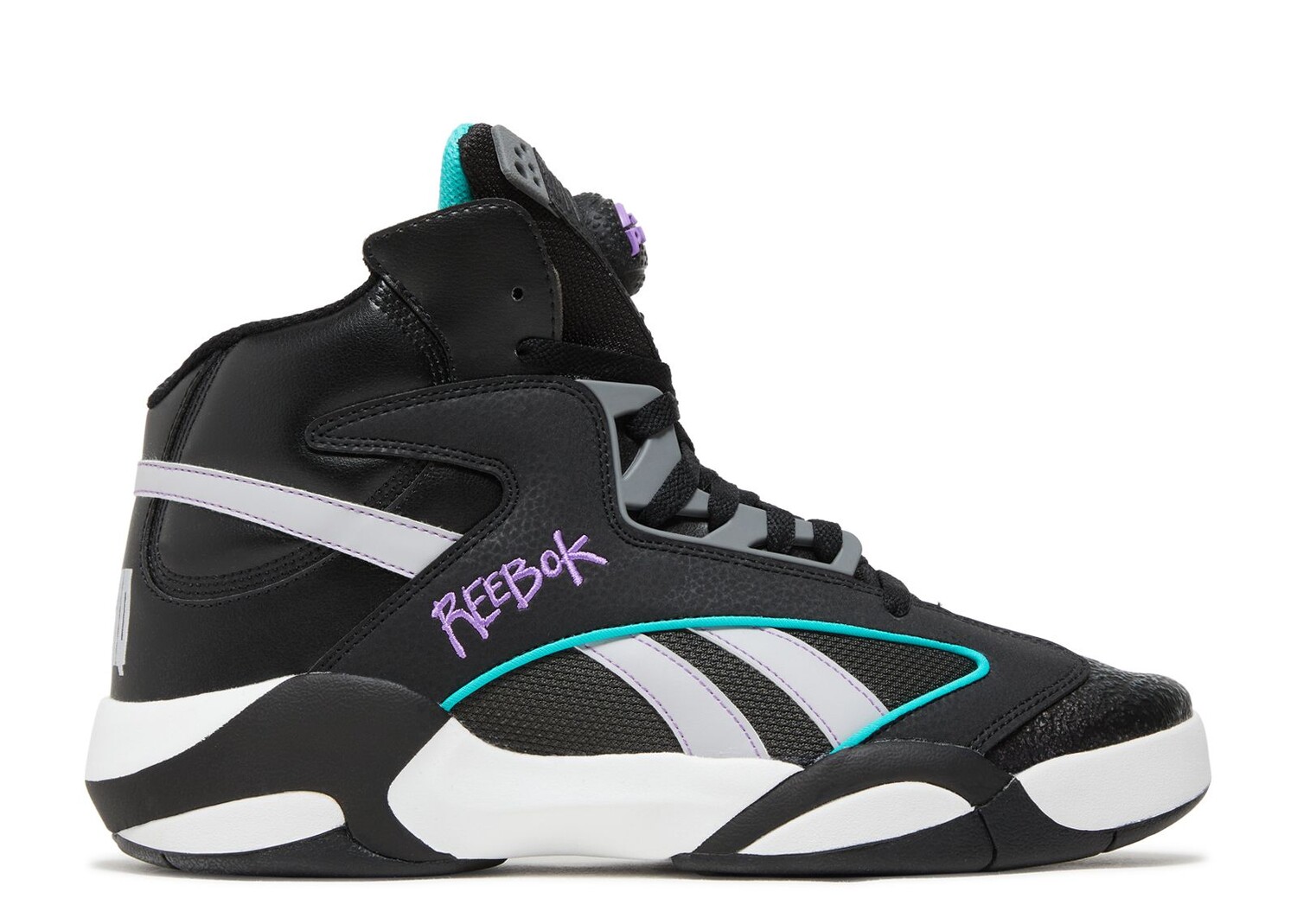 

Кроссовки Reebok Shaq Attaq 'Blacktop', черный
