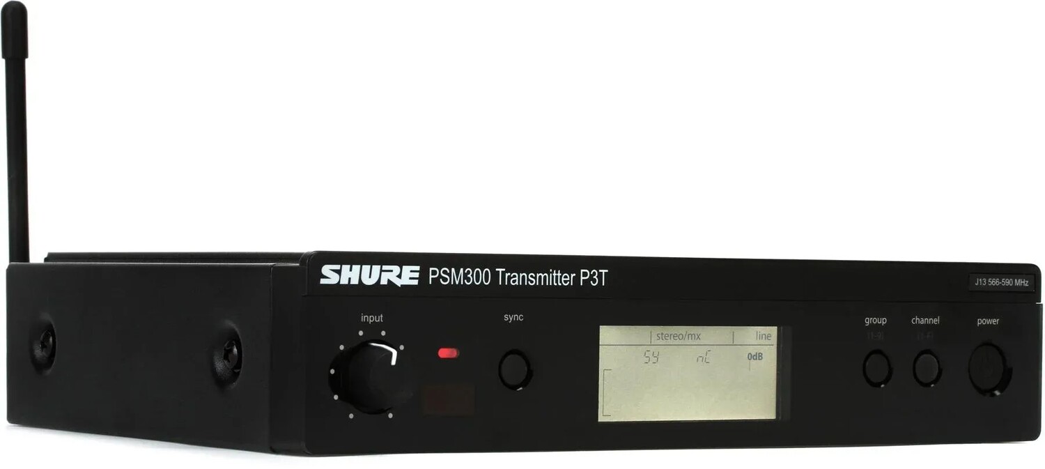 

Беспроводной мониторный передатчик Shure P3T — диапазон J13