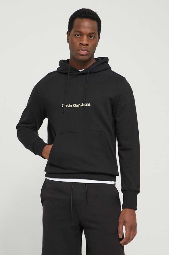 

Хлопковая толстовка Calvin Klein Jeans, черный
