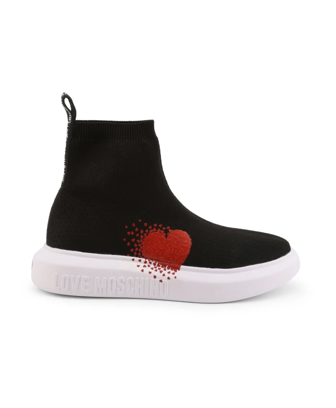 

Кроссовки из весенне летней коллекции стиль ja15134g1eizi Love Moschino, черный