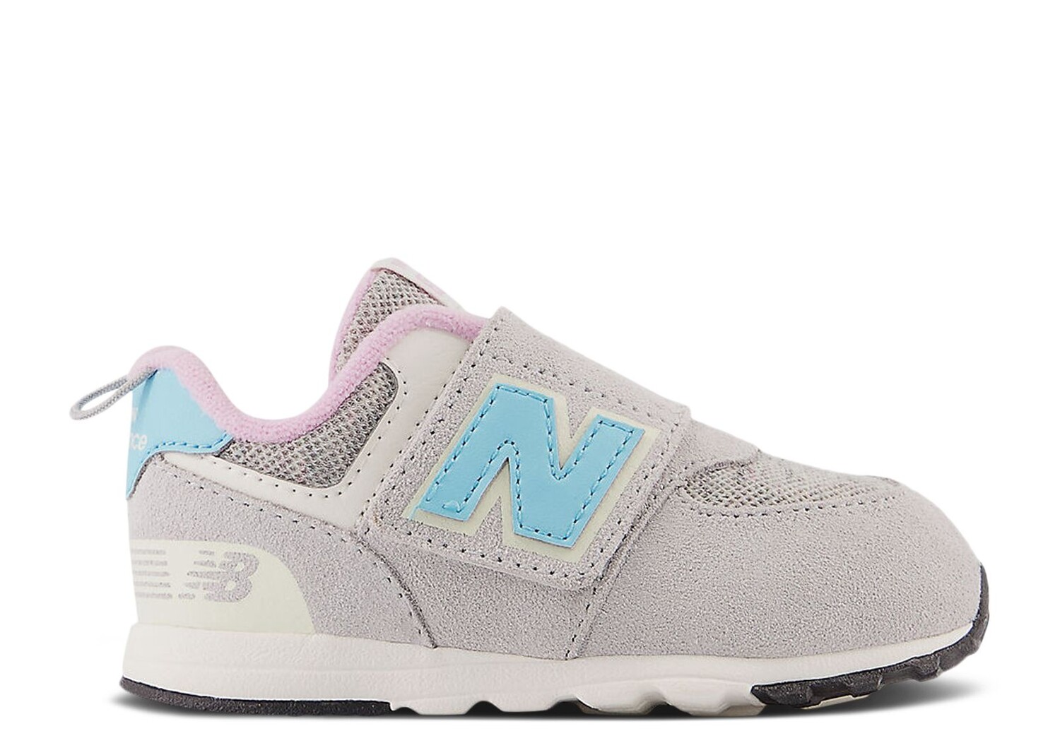 

Кроссовки New Balance 574 New-B Hook & Loop Toddler 'Brighton Grey Summer Aqua', серый