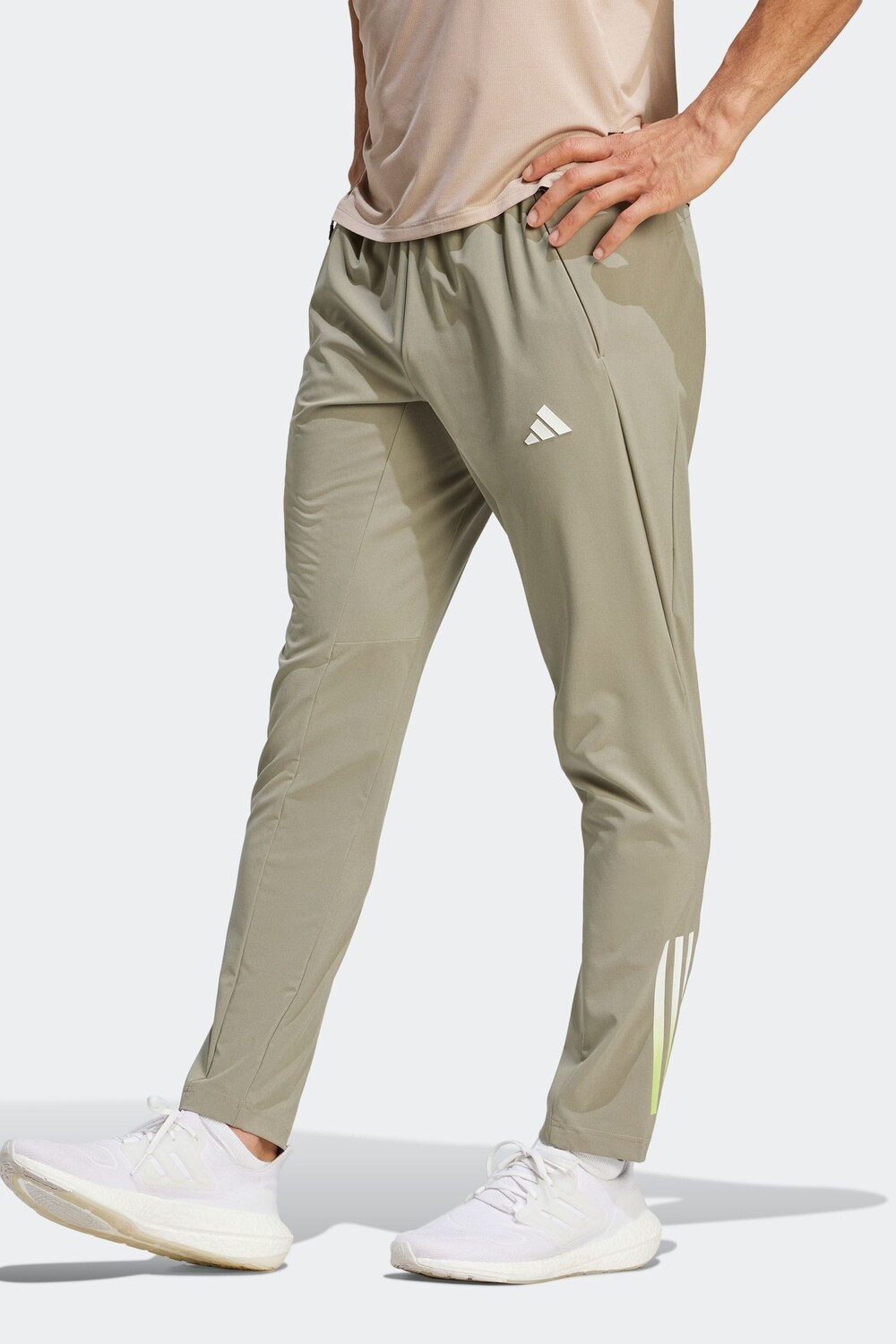 

Спортивные джоггеры с 3 полосками Performance Train Icons adidas, зеленый