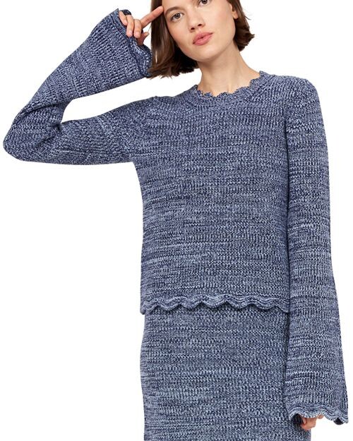 

Карлена Шерстяной Свитер Joie, цвет Blue